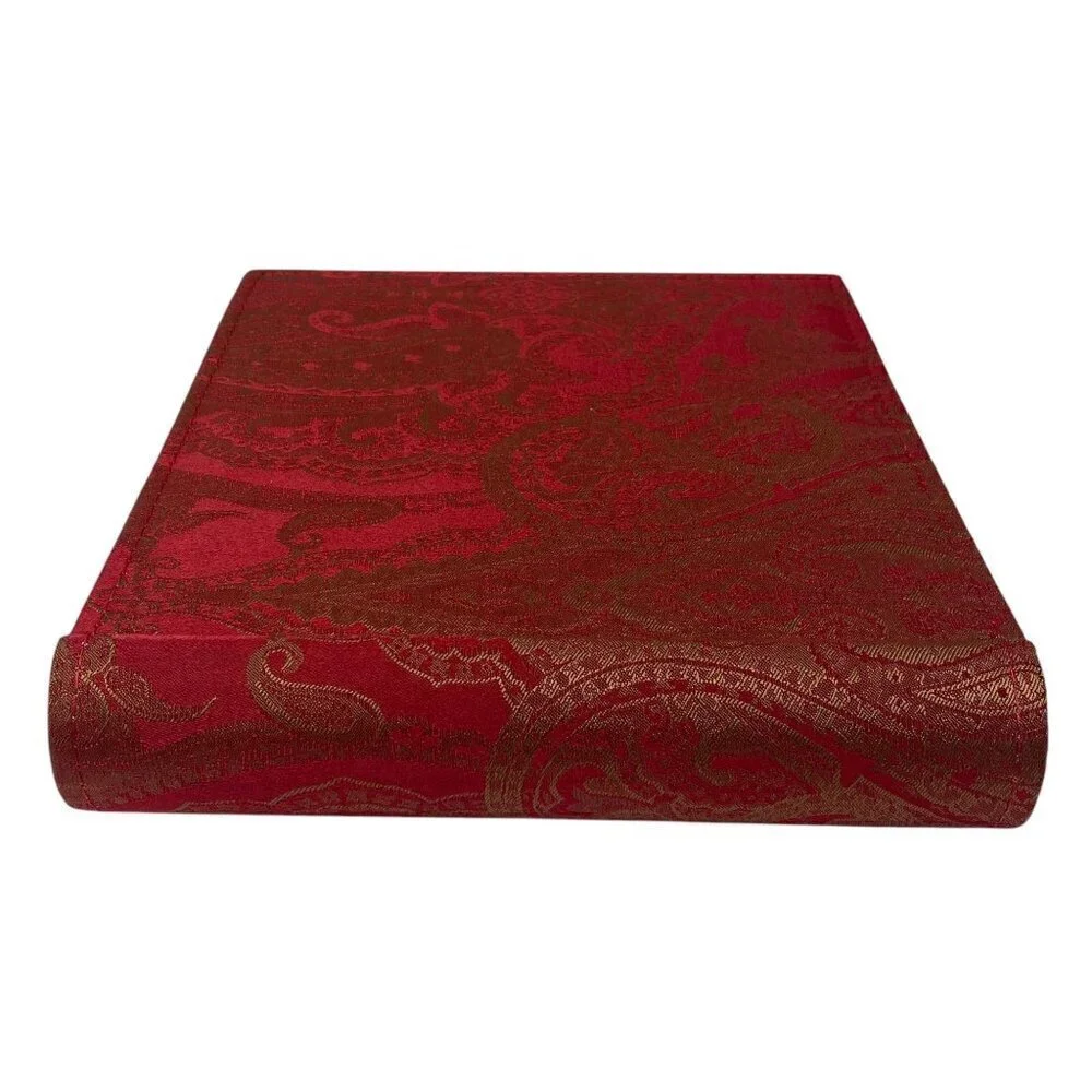 Luxury Photo Album Red Damask Fabric Holds 200 Photos 2 Up by Hom
